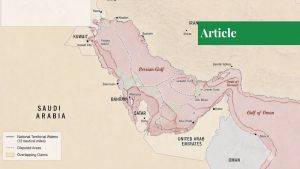 The Geographical Conflict in the Persian Gulf