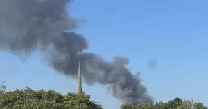 Thick plumes of smoke billowing across Norwich as crews tackle Mousehold Heath fire
