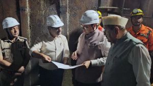 CM Pushkar Singh Dhami conducts on-site inspection of THDC tunnel accident, takes stock of rescue operation