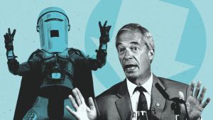 Farage has gone from PM in waiting to being scared of a bin