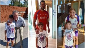 Ricordate Tommy? Simbolo salvezza della Fiorentina. E’ stato accolto al Viola Park dai suoi idoli