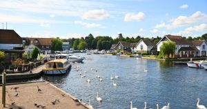 How has the Norfolk Broads been affected by the heatwave?