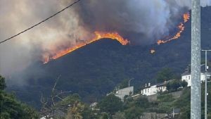 Estabilizado un incendio en Caboalles, a 6 kilómetros del límite con Asturias