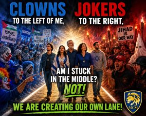 Clowns to the Left of Me, Jokers to the Right, Am I Stuck in the Middle? Not!.