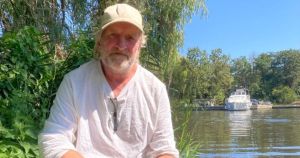 Fisherman's fight to save riverbank being ruined by human waste and rubbish