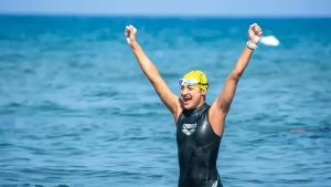 Sei ore e 34 minuti in acqua: Fabia firma un’altra impresa al Full Ironman dell’Argentario. Maramotti, 22 chilometri di solidarietà