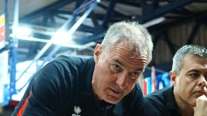 L’americano ex Forlì impegnato al torneo BIG3 negli States. Domani il raduno senza stranieri. Atteso l’abbraccio dei tifosi