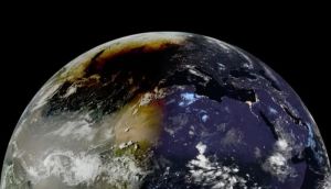 ESA satellite captures 2026 eclipse shadow from space