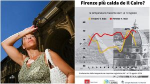 Fornace Toscana, nella prima metà di agosto Firenze più calda del Cairo. I numeri e le previsioni