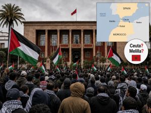 Ceuta is occupied, but Morocco’s keffiyists don’t care