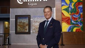 Félix Baragaño Suárez, presidente de la Cámara de Comercio de Gijón, entidad organizadora de la Feria de Muestras que hoy llega a su fin: 