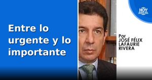 Entre lo urgente y lo importante