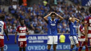 23 centros para un gol que no apareció: los llamativos datos del empate del Oviedo ante el Granada