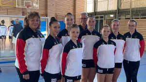 Große Ehre: Sechs junge Aerobic-Turnerinnen vom TV Jahn nehmen an WM in Spanien teil