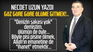 Necdet Uzun yazdı: Göz göre göre ölüme gitmek!..