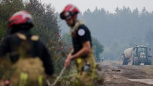 Brand op Hoge Venen blijft zich uitbreiden, blussen lukt mondjesmaat door wind en rook