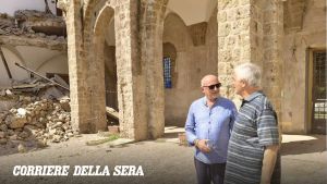 Aversa, crollo nel chiostro monumentale di San Francesco delle Monache