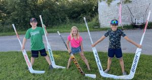 NHL goalie stick collection brings unexpected joy and learning for both father and son