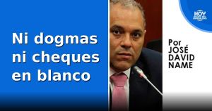 Ni dogmas ni cheques en blanco