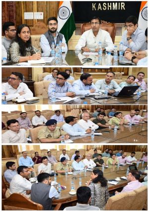 Div Com Kashmir reviews arrangements for Ist International Film Festival of J&K