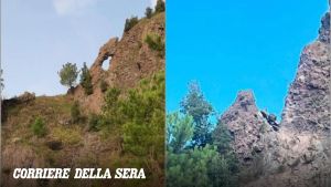 Sul Vesuvio crolla l'Occhio