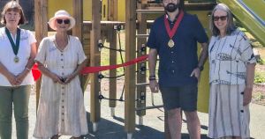 New children's play park unveiled at popular town meadow after funding boost