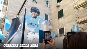 Napoli, ecco come appare adesso il murale di Maradona: ultimato il restauro