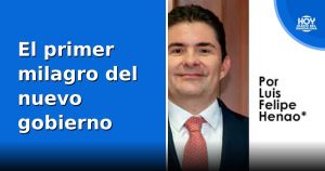El primer milagro del nuevo gobierno