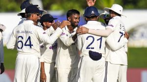 Manav Suthar's six-fer helps India thrash Sri Lanka by 165 runs in Galle Test to go 1-0 up in series
