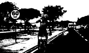 Ciclistas precisam ser vistos com atenção