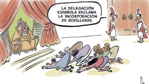 Incorporación de rodilleras