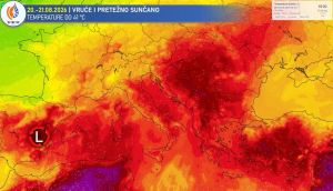 PAKLENA DVA DANA: Temperature idu do 41 stepen, a onda za vikend…