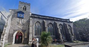 Church needs repairs to stop wall collapsing into busy city alley