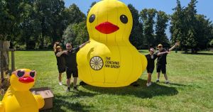 How a huge yellow duck can win you a year's worth of holidays