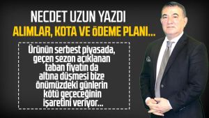 Necdet Uzun yazdı: Alımlar, kota ve ödeme planı...