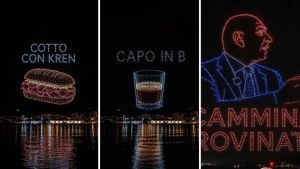 Cotto con kren, Dipiazza e capo in B: l’ironia dell’Ai corre sul web dopo lo show dei droni a Trieste