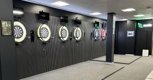 New darts venue opened by expert players at shopping destination near Norwich