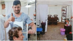 Antonello, il parrucchiere in tenda: “Così provavo a donare un sorriso ad Arquata. E ora riparto ad Ascoli”