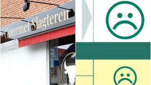 Slagterforretning i Randers får anden sure smiley i træk: - Det har ikke noget m...