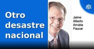 Otro desastre nacional