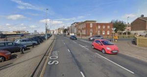 Delays as busy road in seaside town left blocked after crash