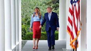 Melania's not-so-subtle message to Trump's favourite aide