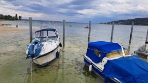 Boote laufen wegen Niedrigwasser im Bodensee auf Grund: Wie kriegt man die da jetzt noch raus?
