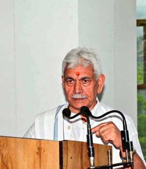 LG Sinha Calls for Unified Fight Against Terror, Drugs