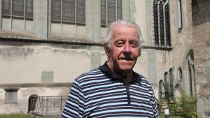 Ein Fußabdruck des Teufels und Gemüse im Garten – Konrad Schatz kennt die Geheimnisse des Münsters