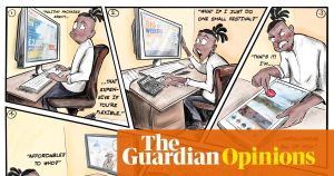 Samuel Ojo on the stages of summer holiday denial – cartoon