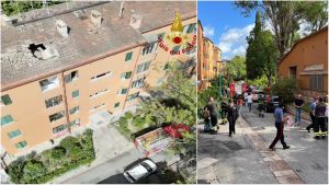 Perugia, esplosione in una palazzina: due feriti. “Ho visto la donna che cadeva dalla finestra”
