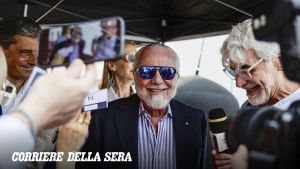 Genoa-Napoli, De Laurentiis ad Allegri: «Caro Max, buon inizio di campionato e fai divertire i nostri tifosi»