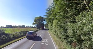 Single vehicle crash closed A140 with major delays building