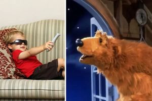 Mom swaps out her baby’s modern cartoons for 90s classics and the results are fascinating